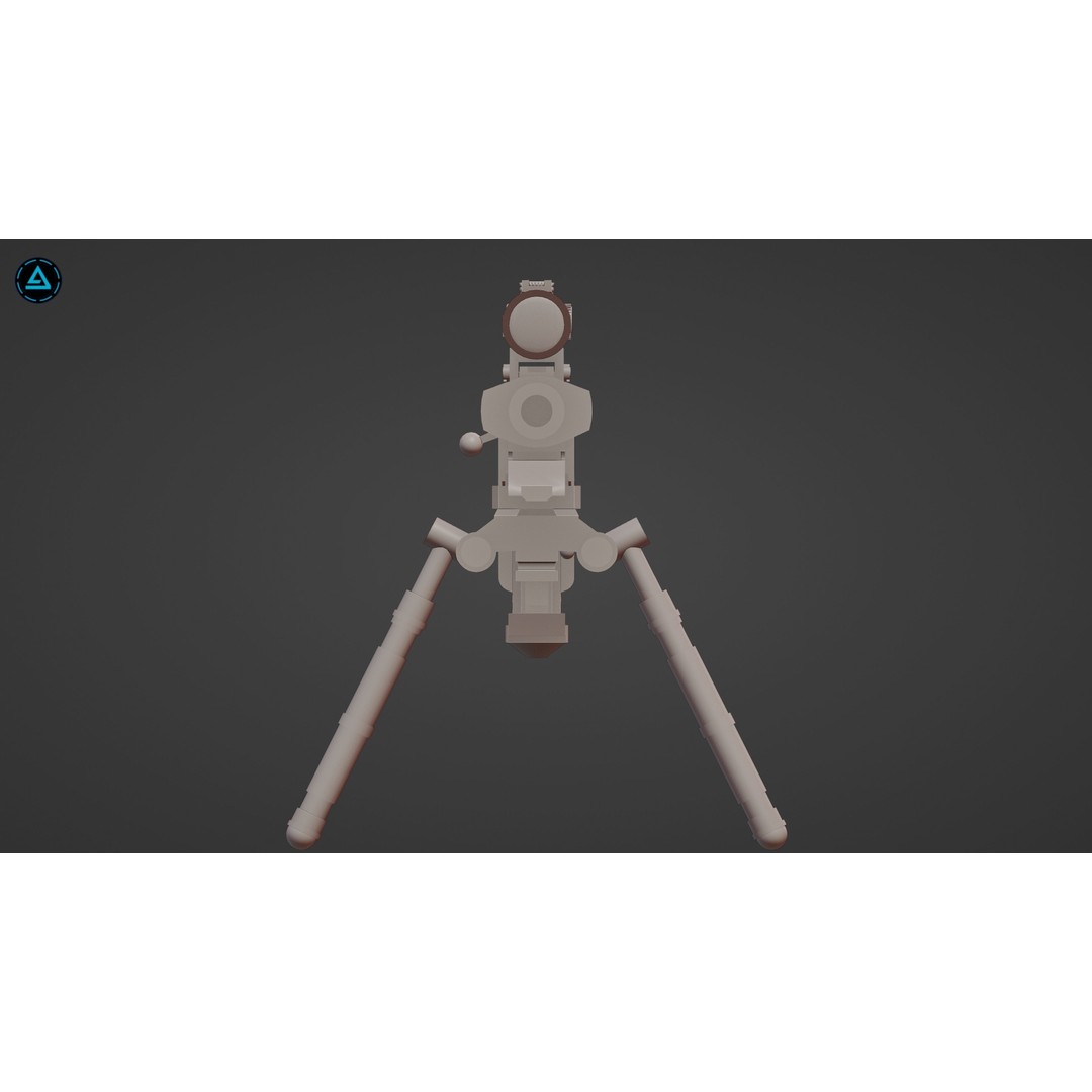 FATAL X59 Sniper 3D Model – Low Poly Rigged Weapon, FBX - View 15