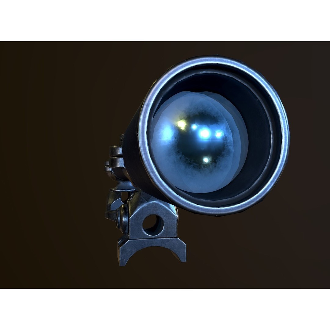Mauser 98k 3D Model – Low Poly PBR Game Asset for Unity, FBX - View 22