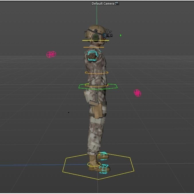 US Army Military Pack 3D Model – Rigged PBR Asset, FBX, OBJ