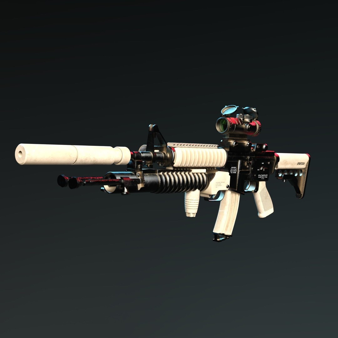 US Army Military Pack 3D Model – Rigged PBR Asset, FBX, OBJ - View 7