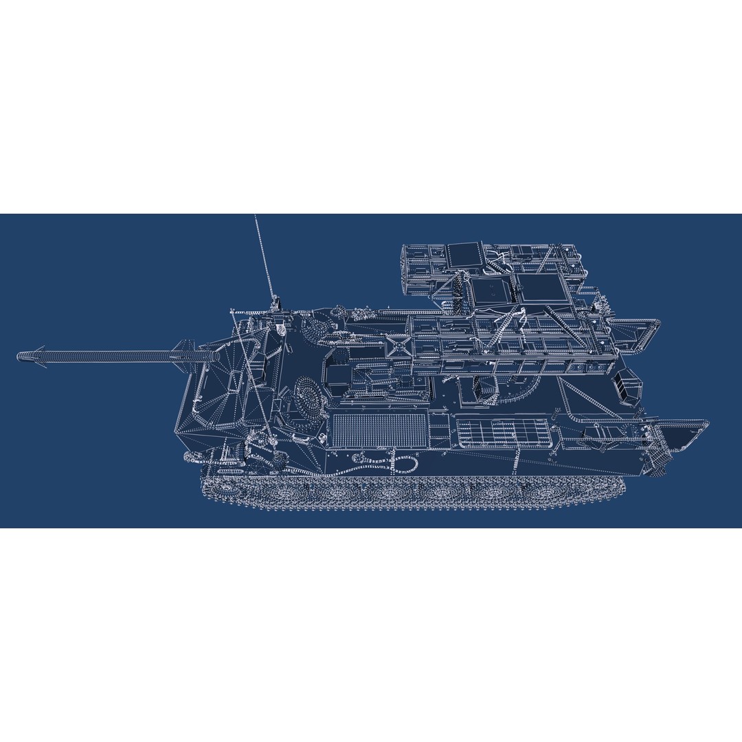 9K35 Strela-10 3D Model – Military Vehicle, PBR Textured, FBX/OBJ