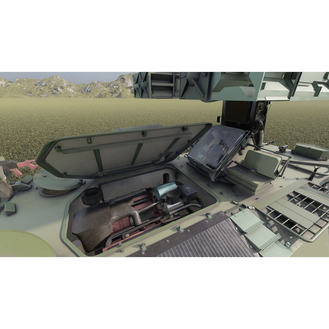 9K35 Strela-10 3D Model – Military Vehicle, PBR Textured, FBX/OBJ - View 19
