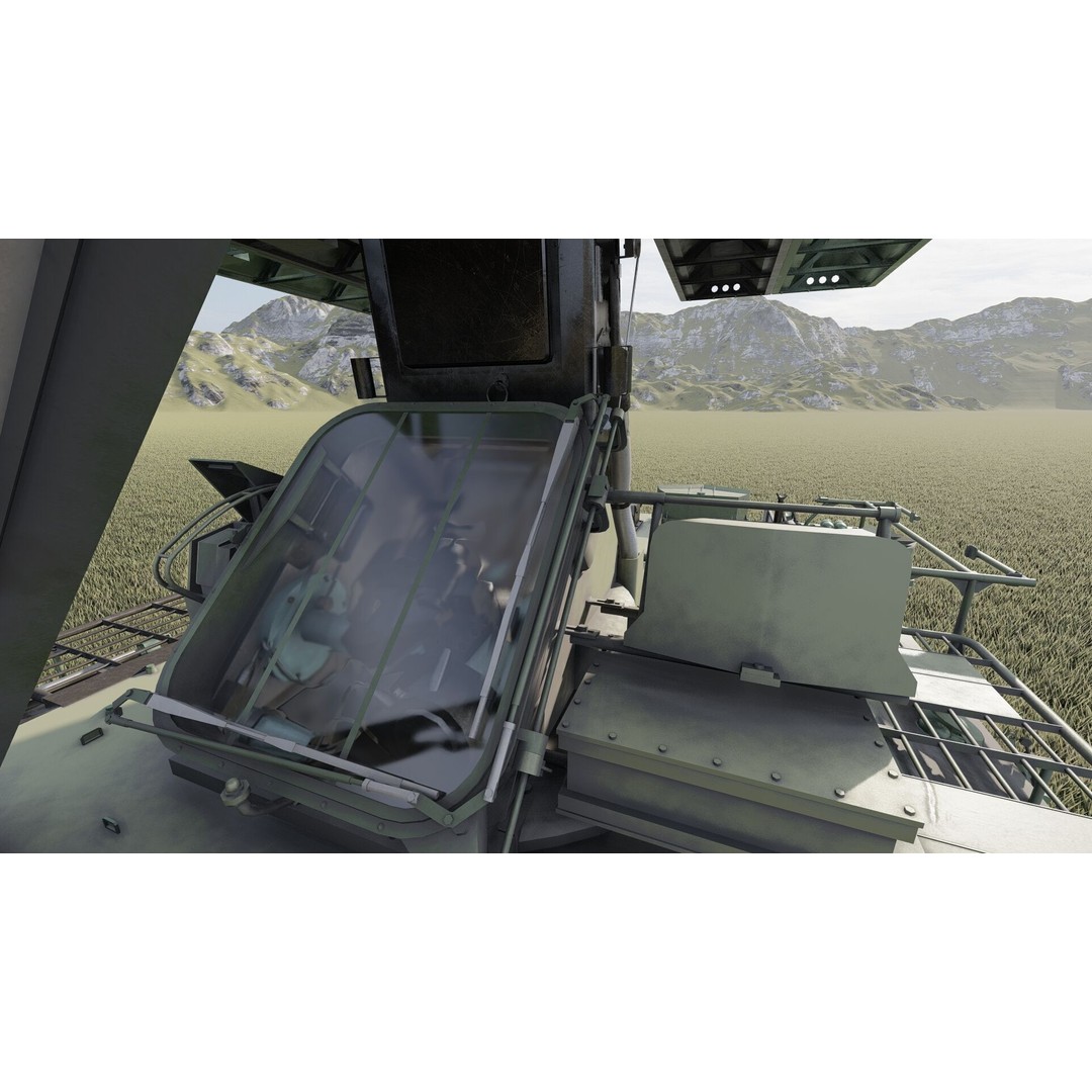 9K35 Strela-10 3D Model – Military Vehicle, PBR Textured, FBX/OBJ - View 21