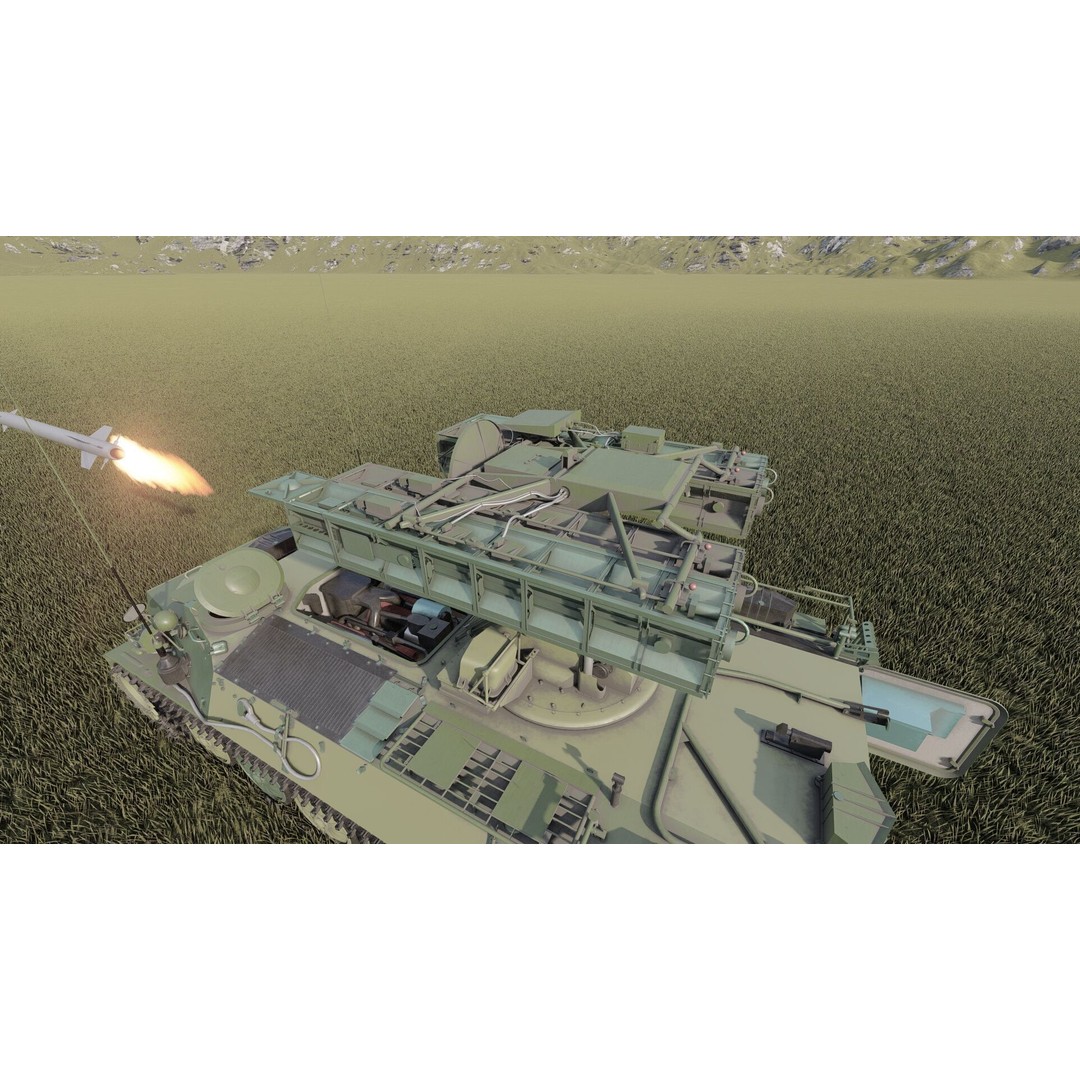 9K35 Strela-10 3D Model – Military Vehicle, PBR Textured, FBX/OBJ - View 22