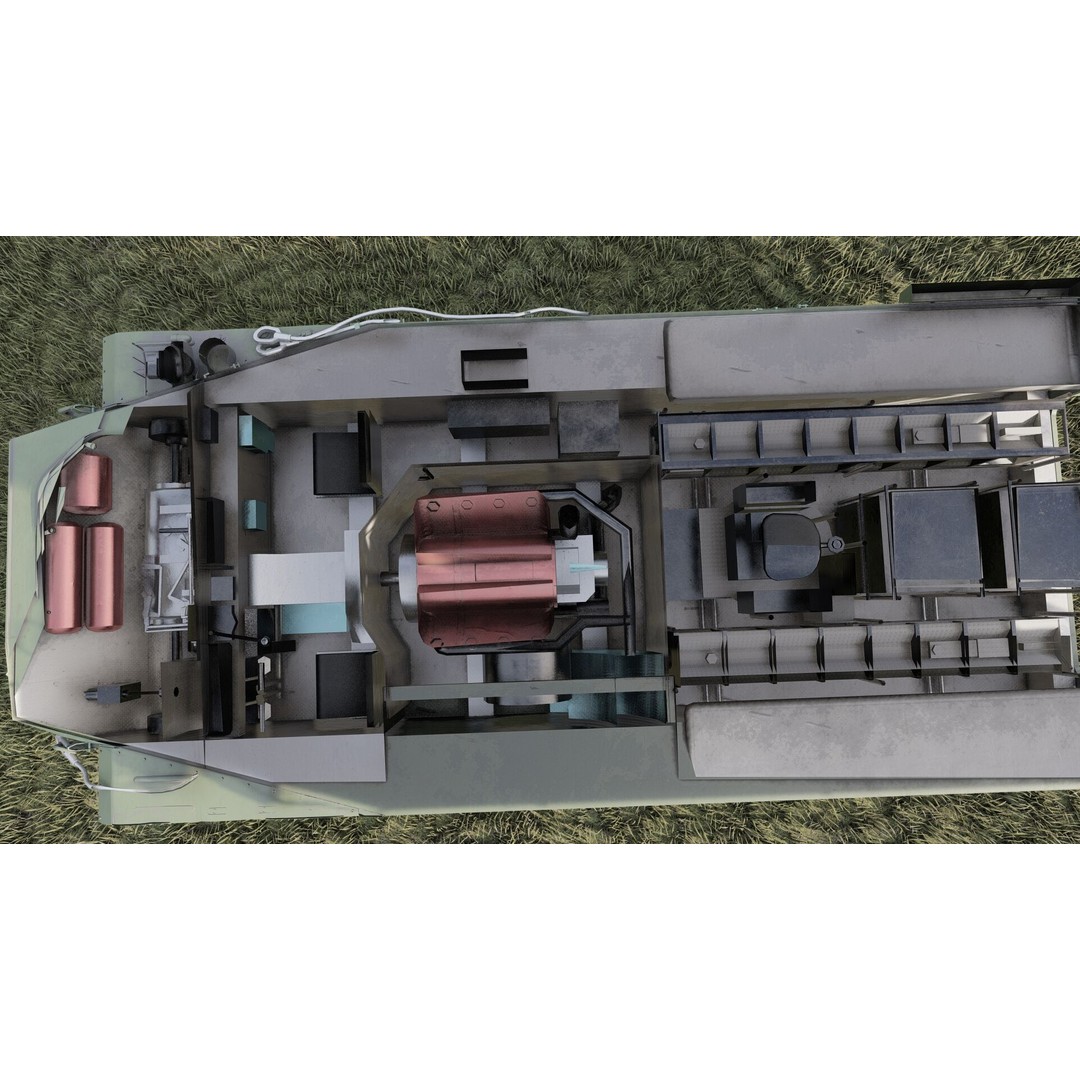 9K35 Strela-10 3D Model – Military Vehicle, PBR Textured, FBX/OBJ - View 27