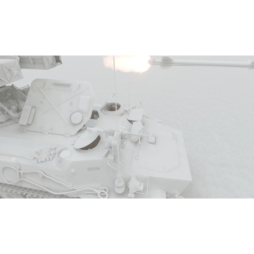 9K35 Strela-10 3D Model – Military Vehicle, PBR Textured, FBX/OBJ - View 36