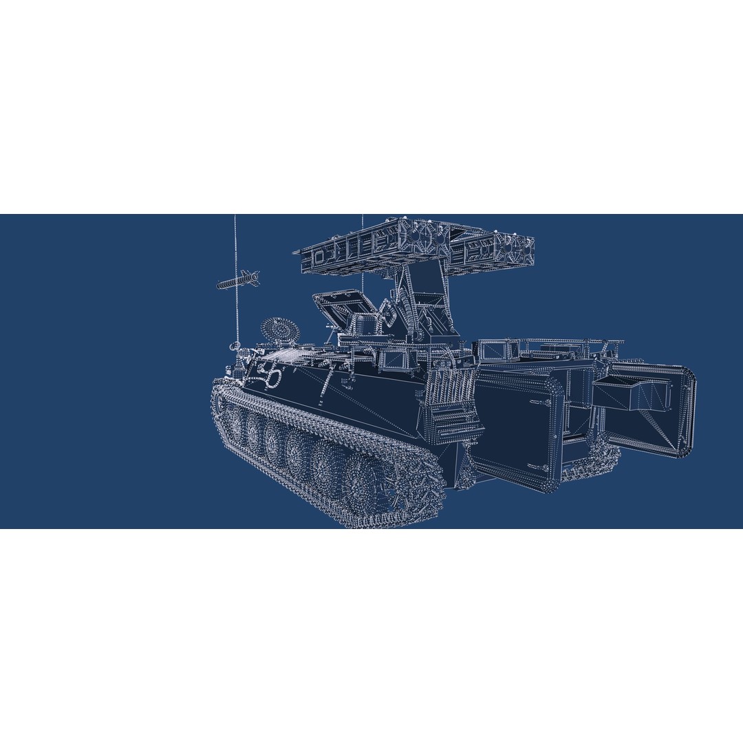 9K35 Strela-10 3D Model – Military Vehicle, PBR Textured, FBX/OBJ - View 45
