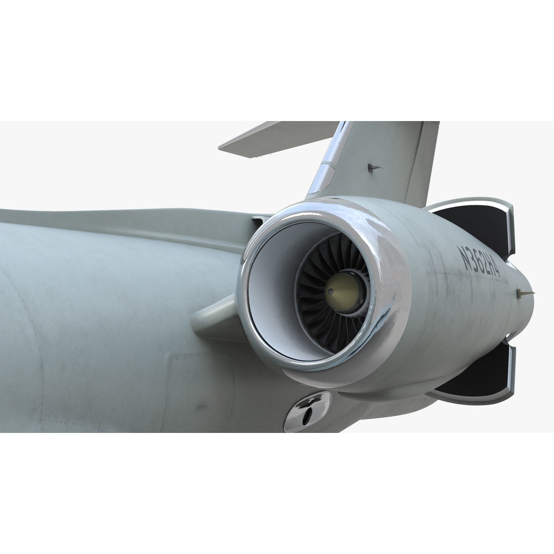 Gulfstream G550 CAEW 3D Model – High Poly Military Aircraft, FBX, PBR - View 14