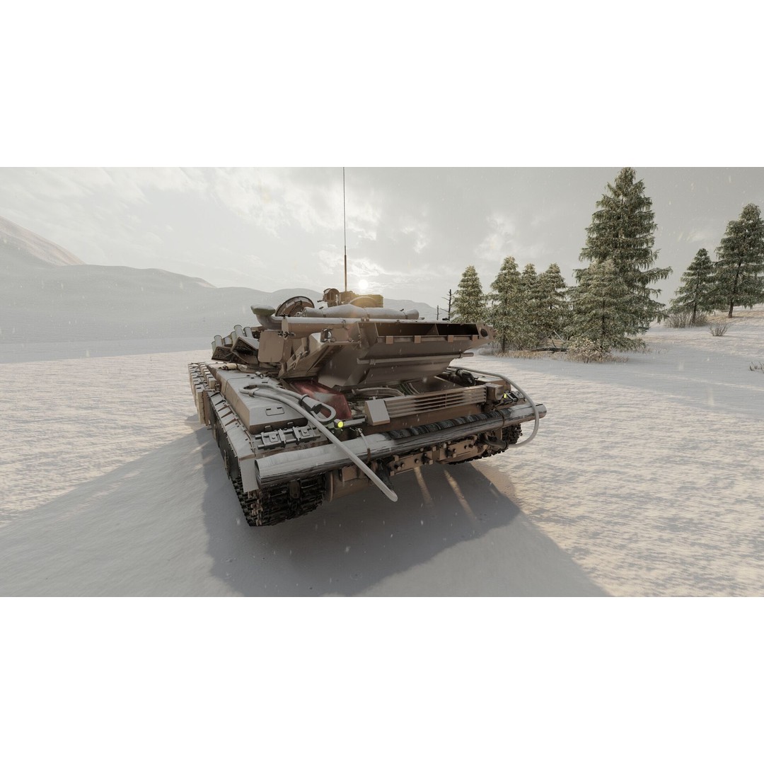 T-64 Main Battle Tank 3D Model – Textured Game Asset, FBX & OBJ - View 29