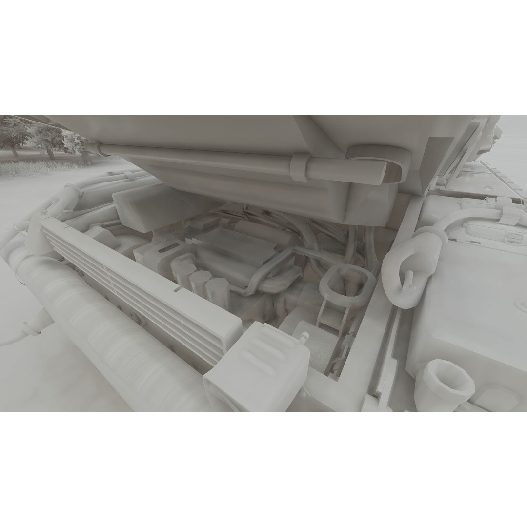 T-64 Main Battle Tank 3D Model – Textured Game Asset, FBX & OBJ - View 39