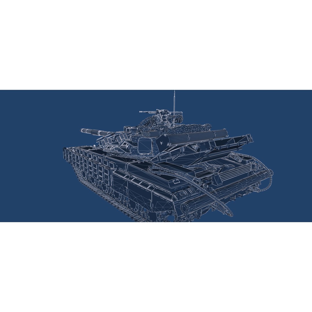 T-64 Main Battle Tank 3D Model – Textured Game Asset, FBX & OBJ - View 46