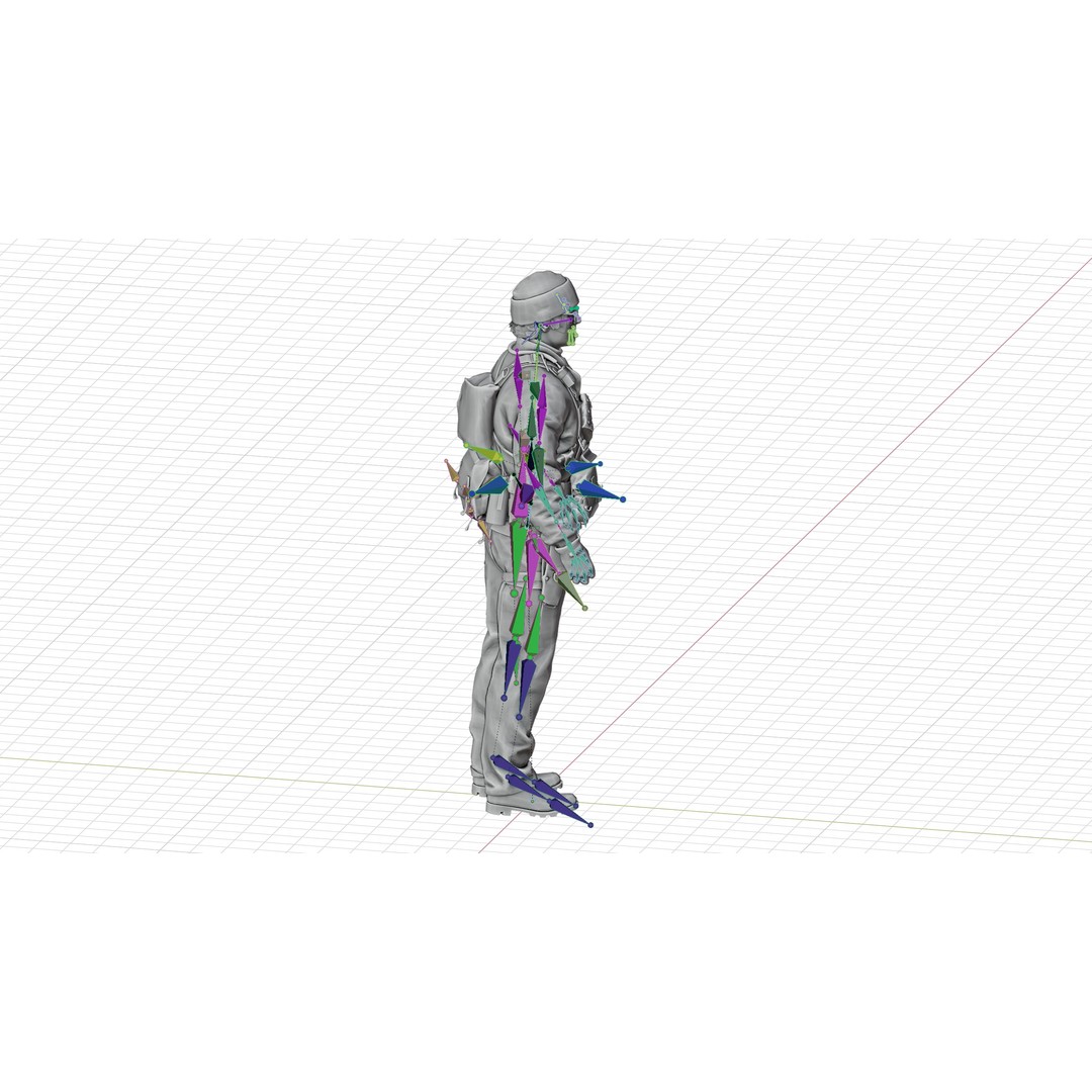 RUSSELL ADLER 3D Model – Rigged Low-Poly Game Character, FBX