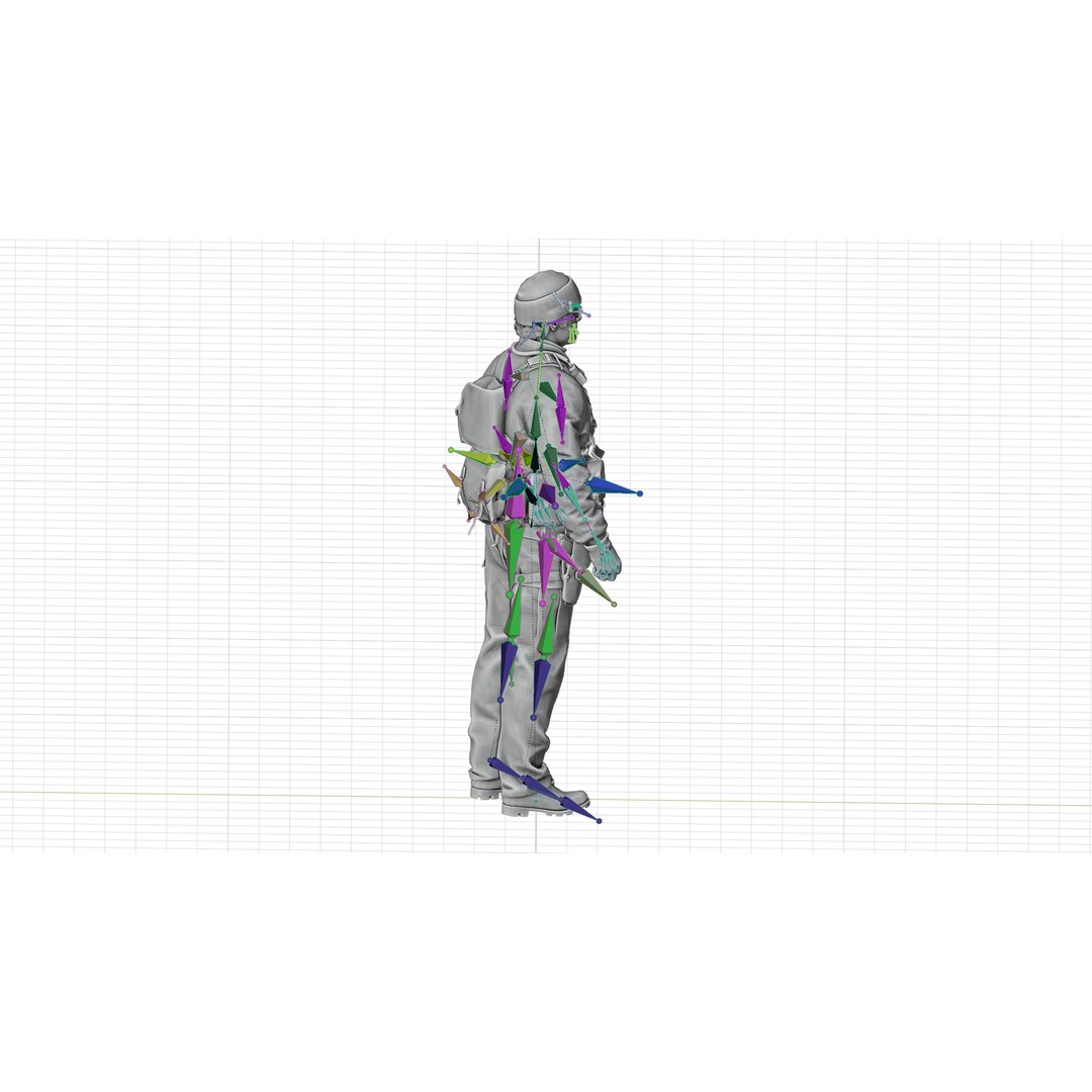 RUSSELL ADLER 3D Model – Rigged Low-Poly Game Character, FBX - View 12
