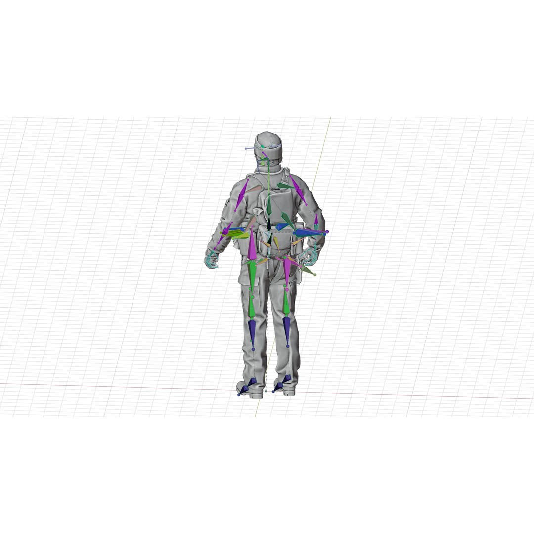 RUSSELL ADLER 3D Model – Rigged Low-Poly Game Character, FBX - View 14