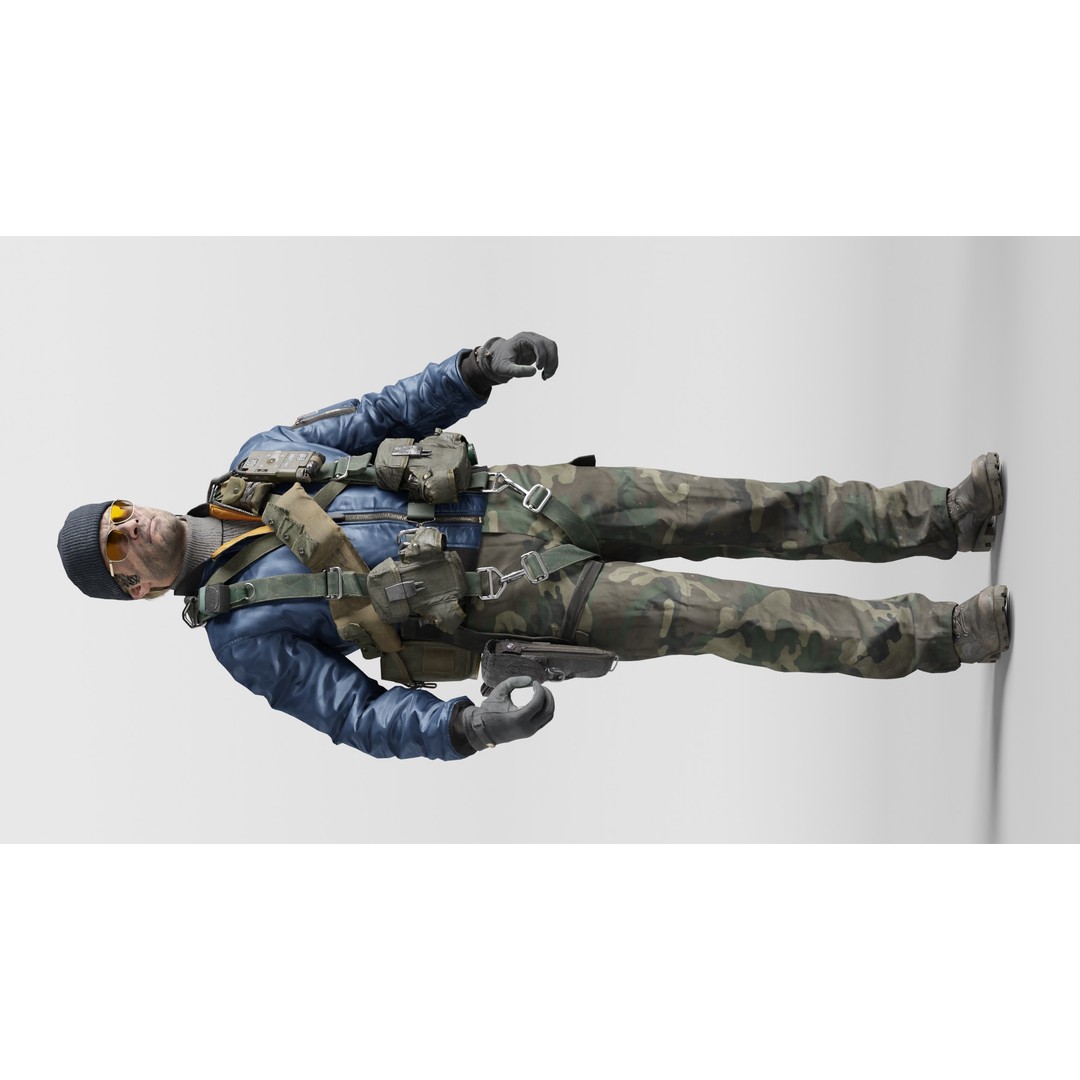 RUSSELL ADLER 3D Model – Rigged Low-Poly Game Character, FBX - View 6