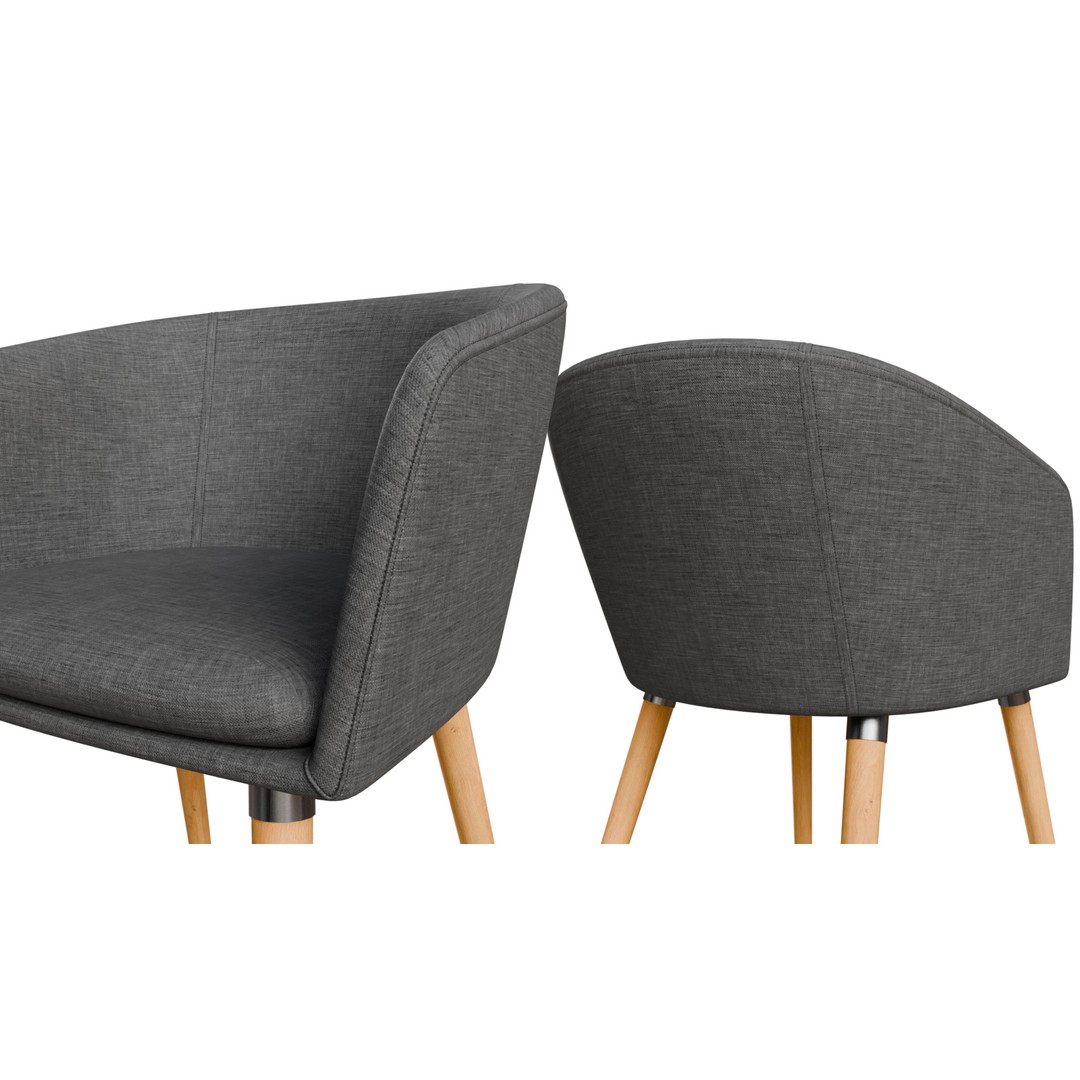 Realistic Dining Chair 3D Model – PBR Textures, FBX, Blender - View 4