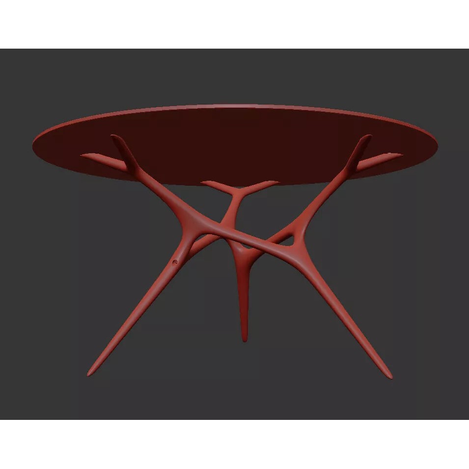Sophisticated Modern Dining Set 3D Model – Elegant Furniture Collection, FBX