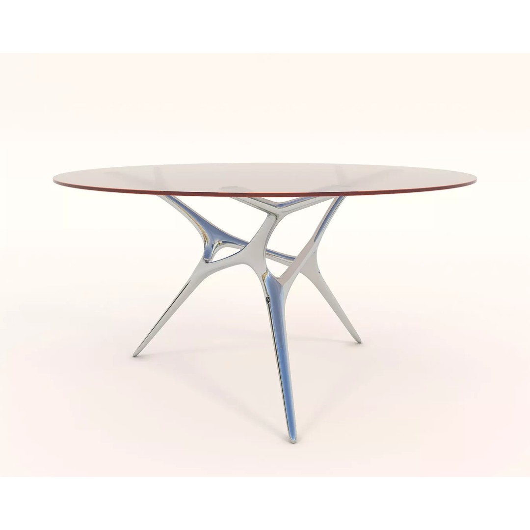 Sophisticated Modern Dining Set 3D Model – Elegant Furniture Collection, FBX - View 7