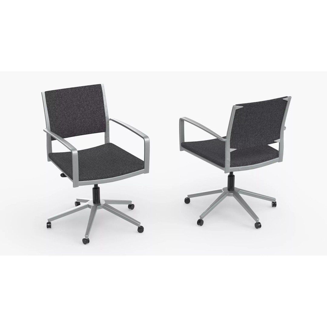 Library Furniture Set 3D Model – Modern Interior Components, FBX - View 11