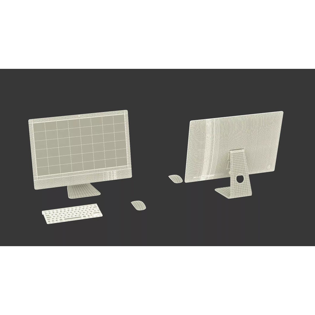 Library Furniture Set 3D Model – Modern Interior Components, FBX - View 25