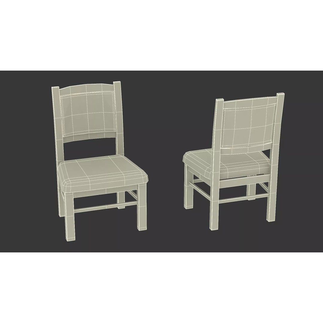 Library Furniture Set 3D Model – Modern Interior Components, FBX - View 26