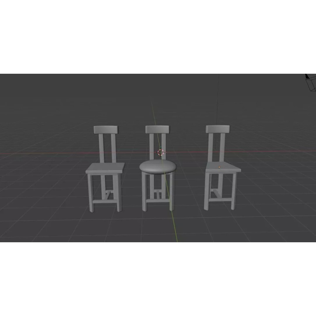 Boden Stool 3D Model – Bar Stool with PBR Textures, FBX, OBJ - View 12