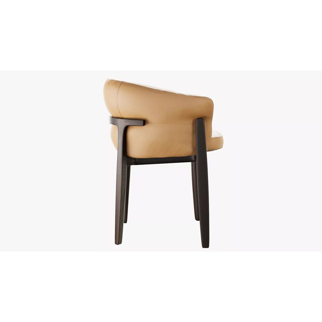 Leopold Chair 3D Model – Mid Poly Furniture with PBR Textures - View 5