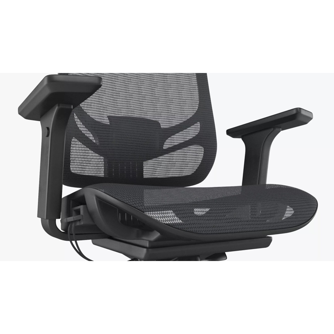 Office Chair 3D Model – Low Poly Ergonomic Furniture with PBR Textures - View 4