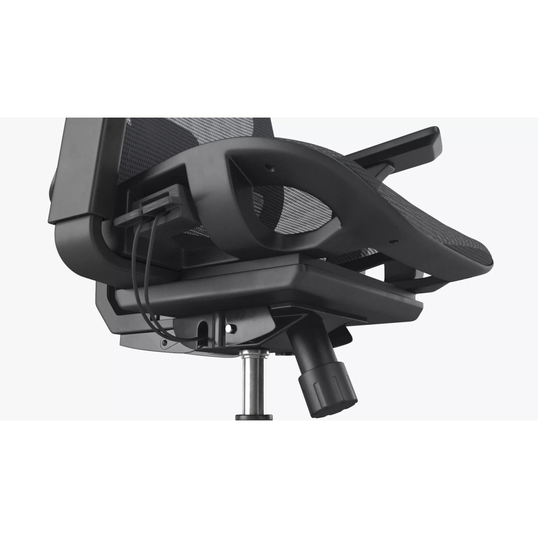 Office Chair 3D Model – Low Poly Ergonomic Furniture with PBR Textures - View 5