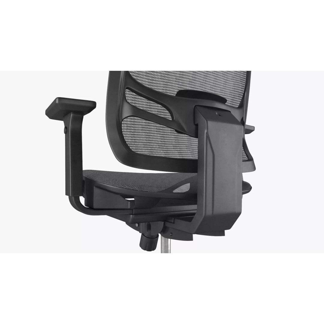 Office Chair 3D Model – Low Poly Ergonomic Furniture with PBR Textures - View 8