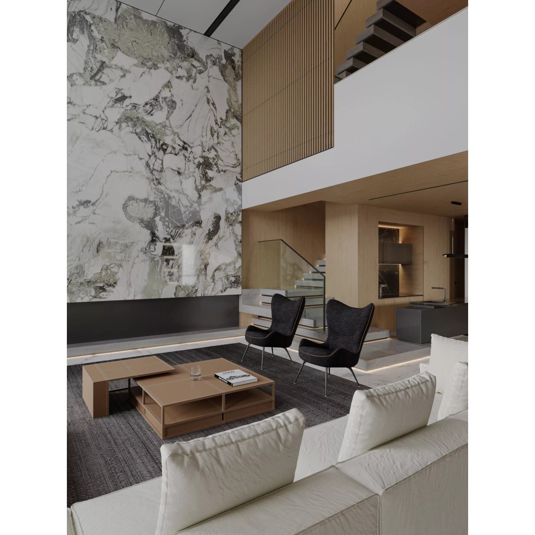 Modern Villa 3D Model – Luxurious Interior Scene with PBR Textures - View 7