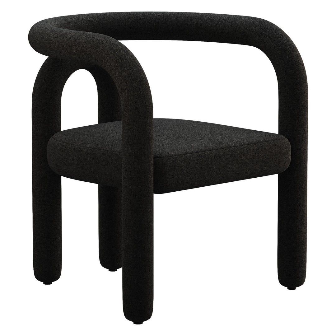 Vatican Chair 3D Model – Low Poly Armchair with PBR Textures - View 11