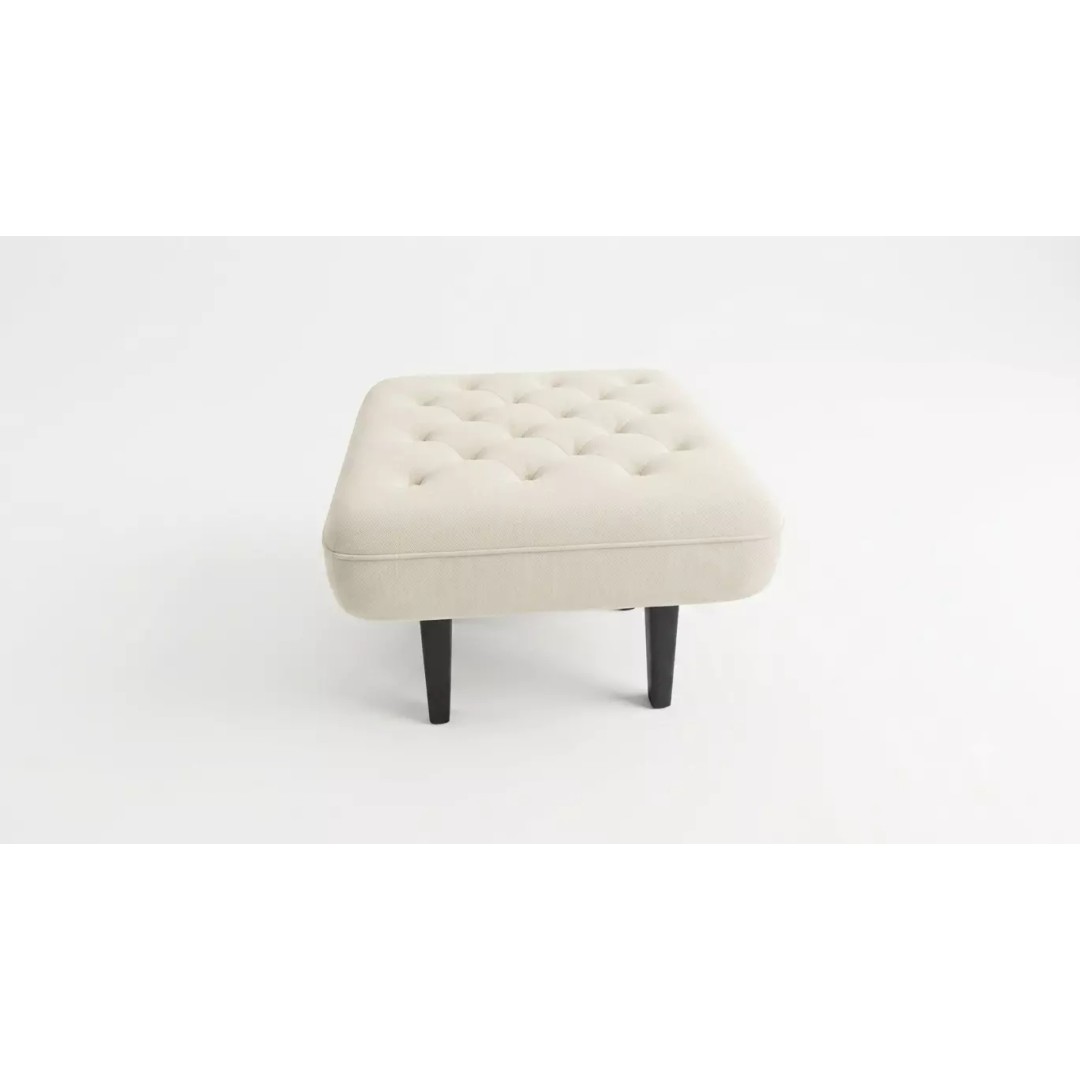 Modern Tufted Accent Chair 3D Model – Stylish Furniture Set with Ottoman - View 10