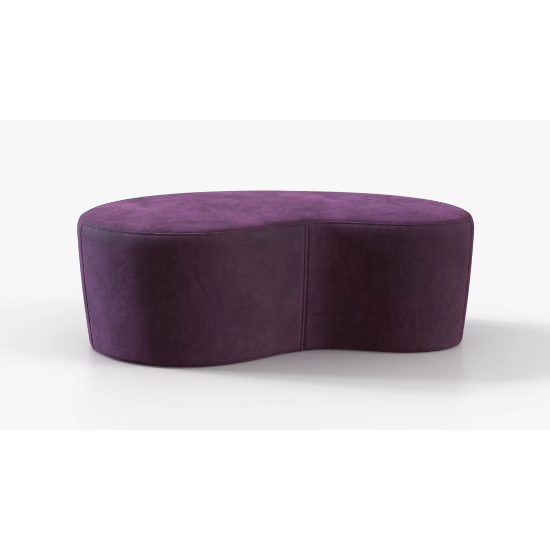 Ottoman 3D Model – Low Poly Fabric Pouf with PBR Textures - View 6