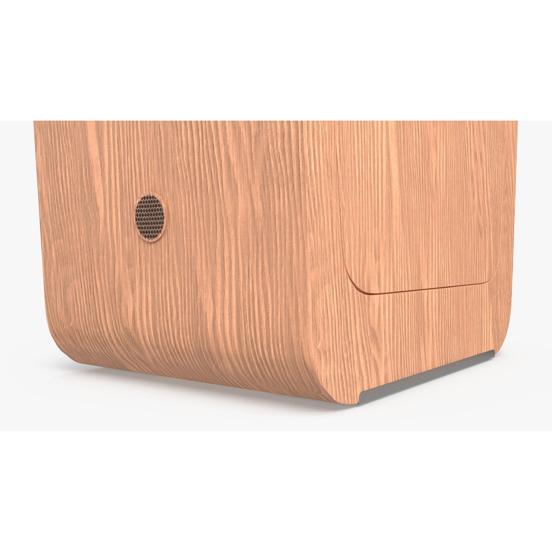 Wooden Office Phone Booth 3D Model – PBR Textured Privacy Pod, FBX, OBJ - View 13