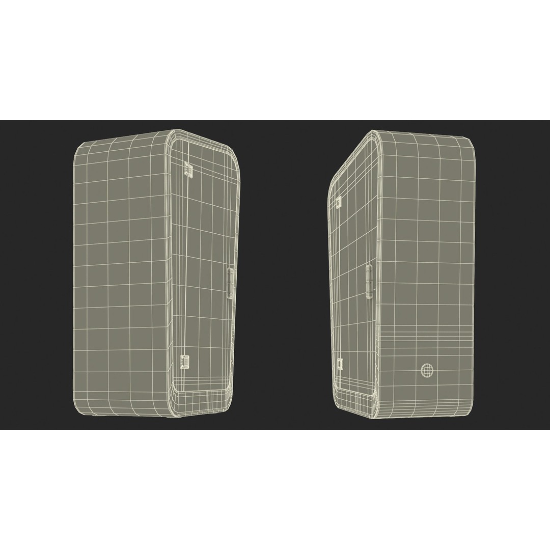 Wooden Office Phone Booth 3D Model – PBR Textured Privacy Pod, FBX, OBJ - View 26