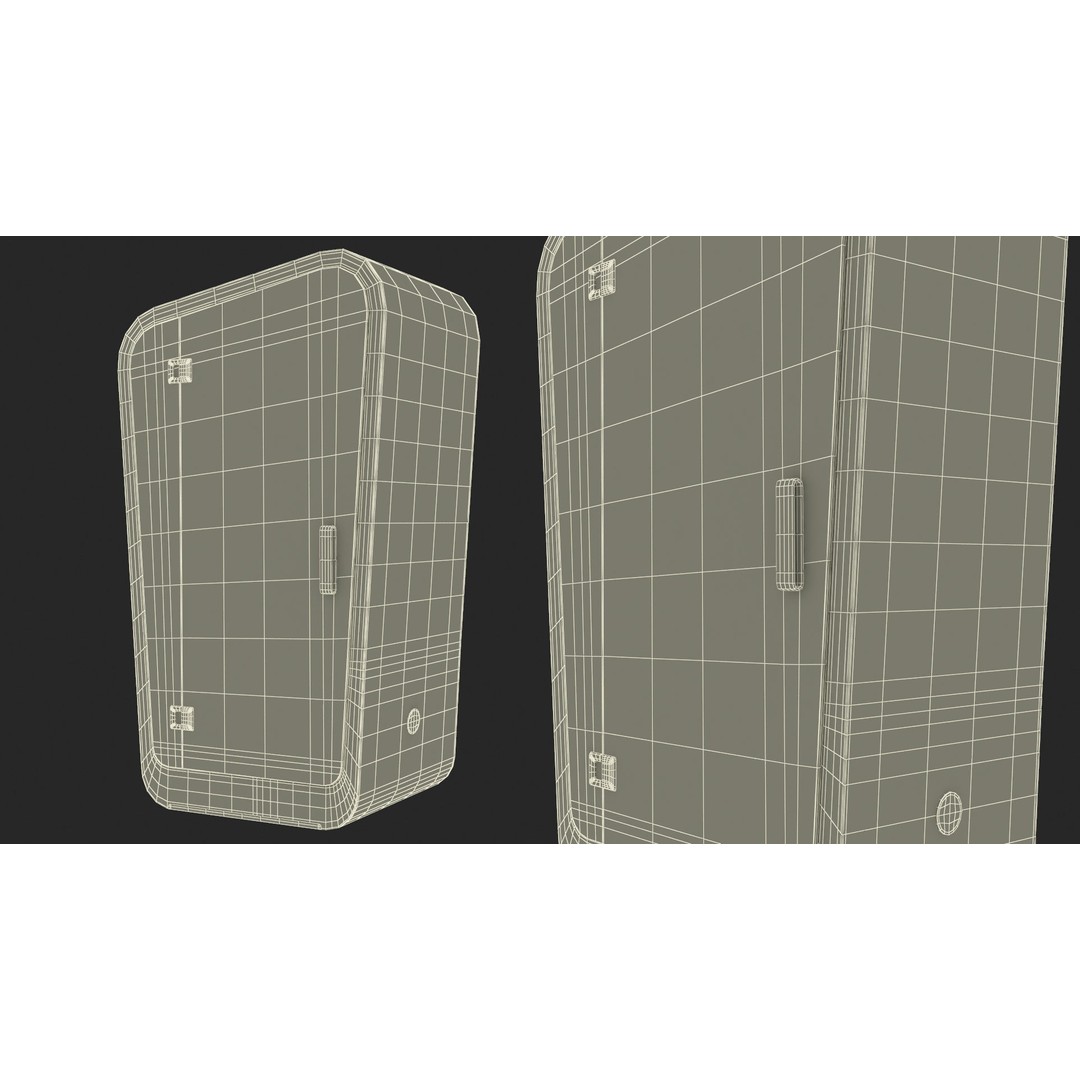 Wooden Office Phone Booth 3D Model – PBR Textured Privacy Pod, FBX, OBJ - View 33