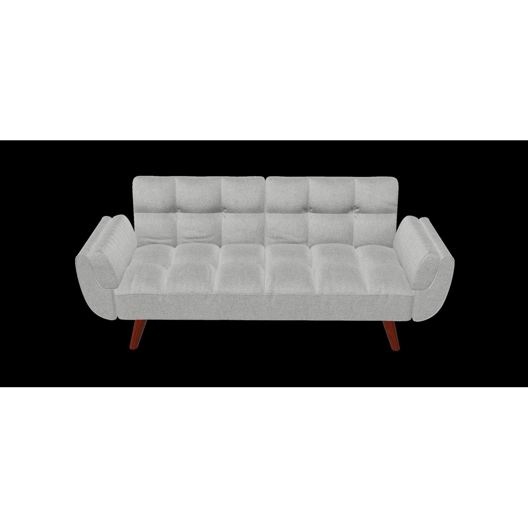 Sofa Couch 3D Model – Low Poly Modern Furniture Asset, FBX - View 10