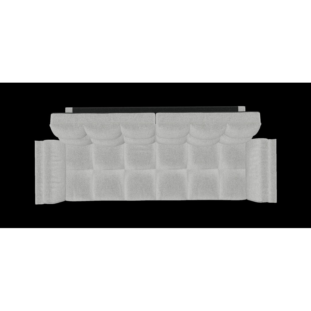 Sofa Couch 3D Model – Low Poly Modern Furniture Asset, FBX - View 14