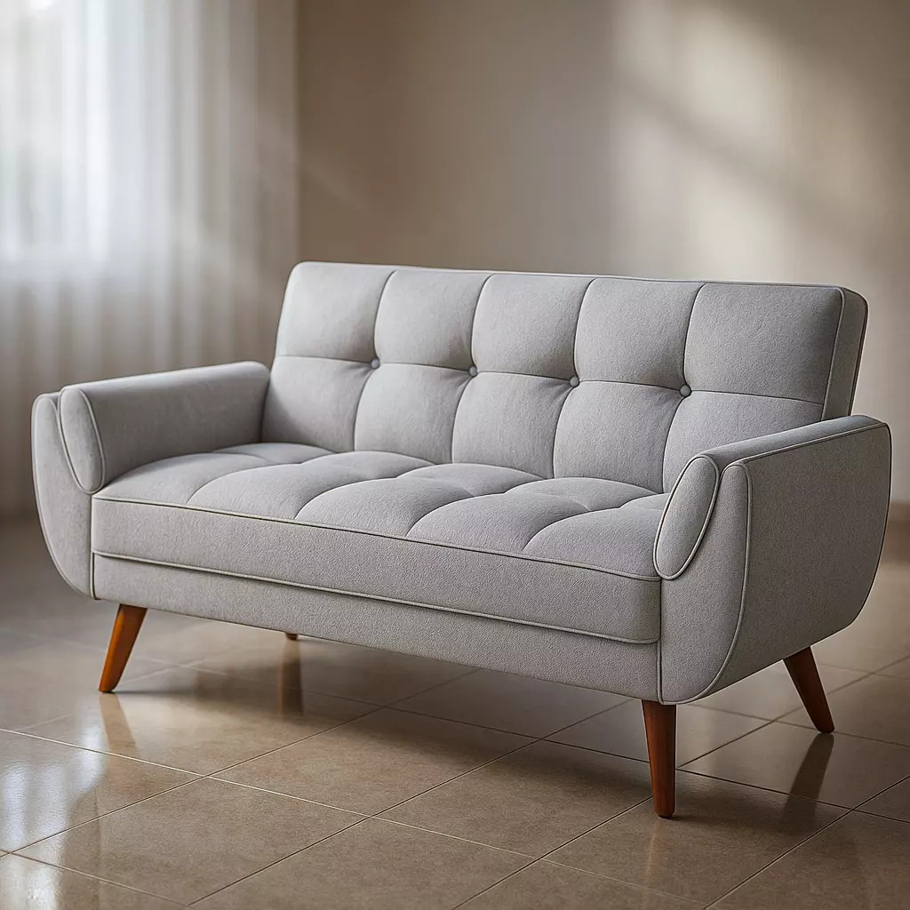 Sofa Couch 3D Model – Low Poly Modern Furniture Asset, FBX - View 2
