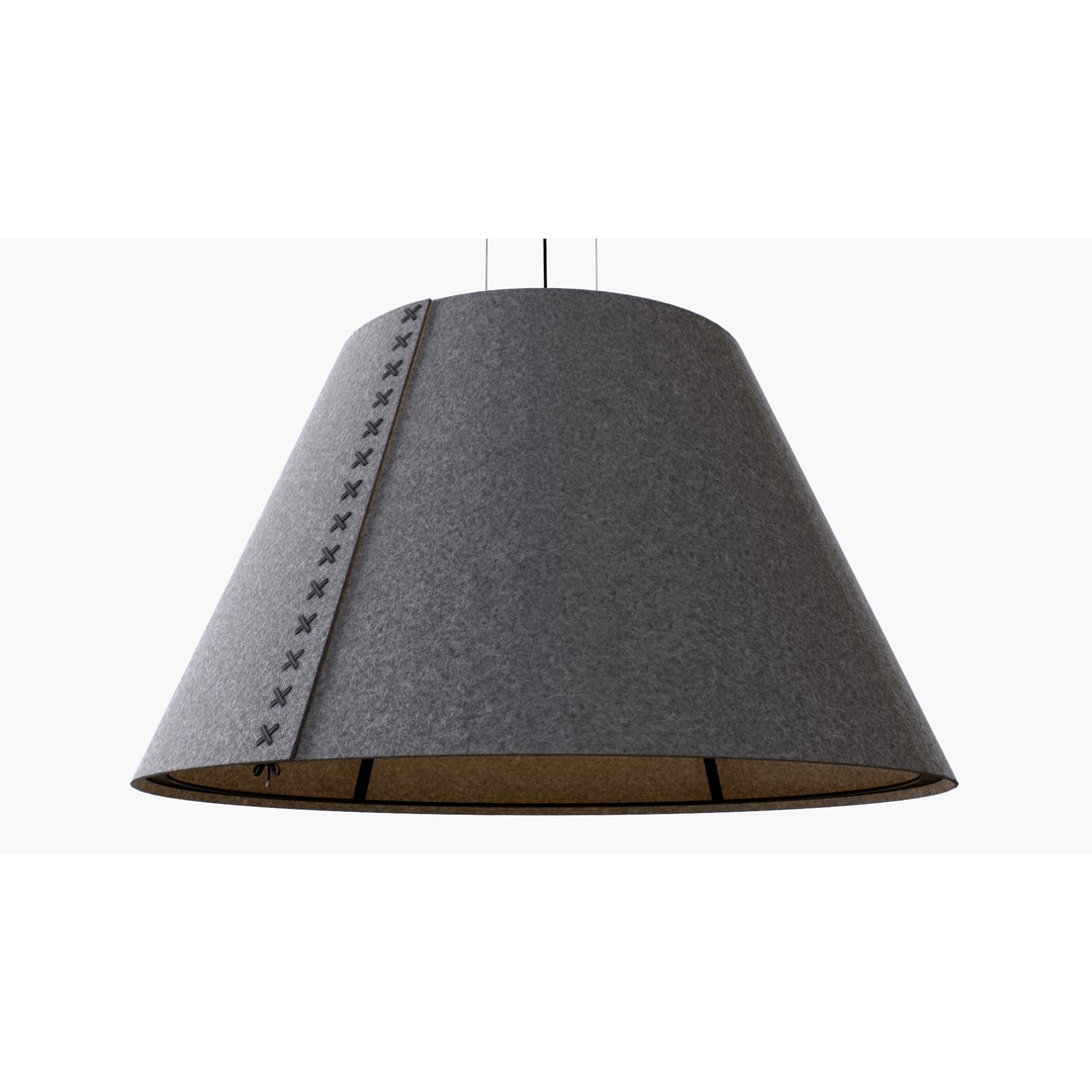 Buzzi Shade 3D Model – High-Quality Pendant Lamp with PBR Textures - View 3