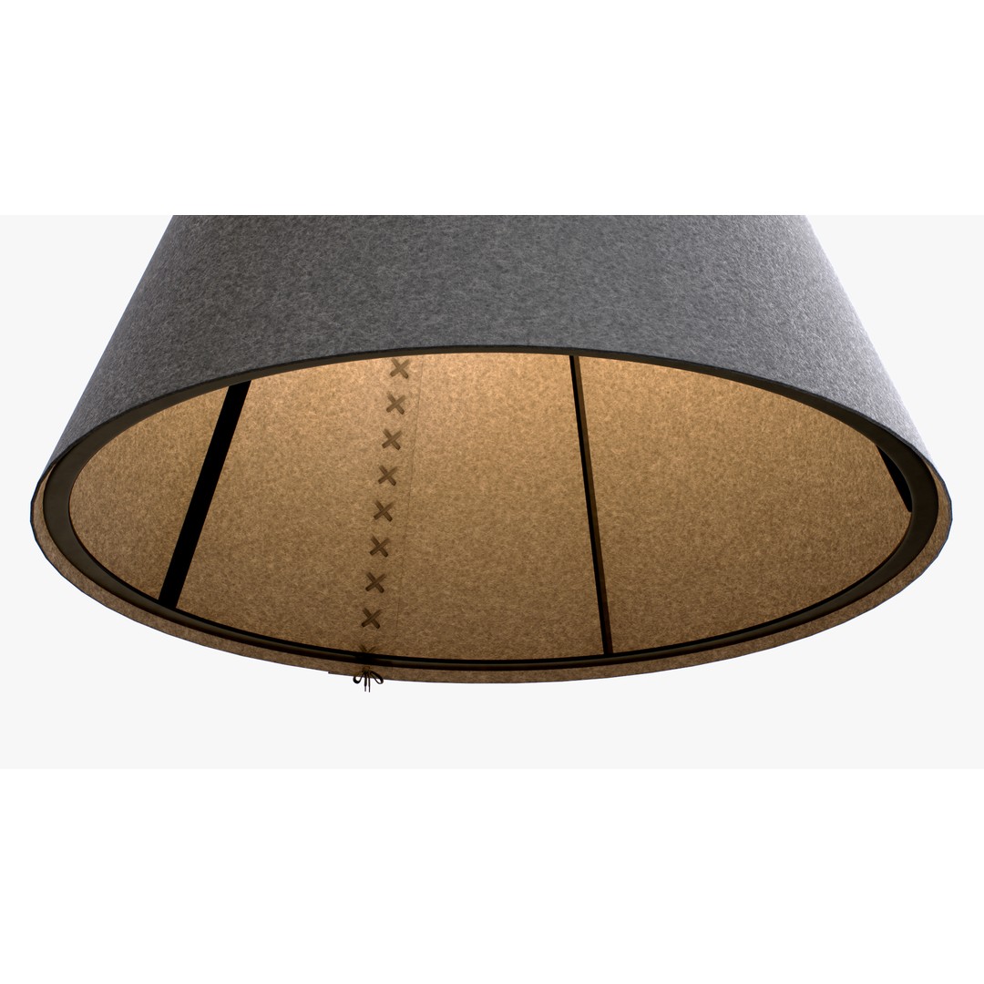 Buzzi Shade 3D Model – High-Quality Pendant Lamp with PBR Textures - View 5