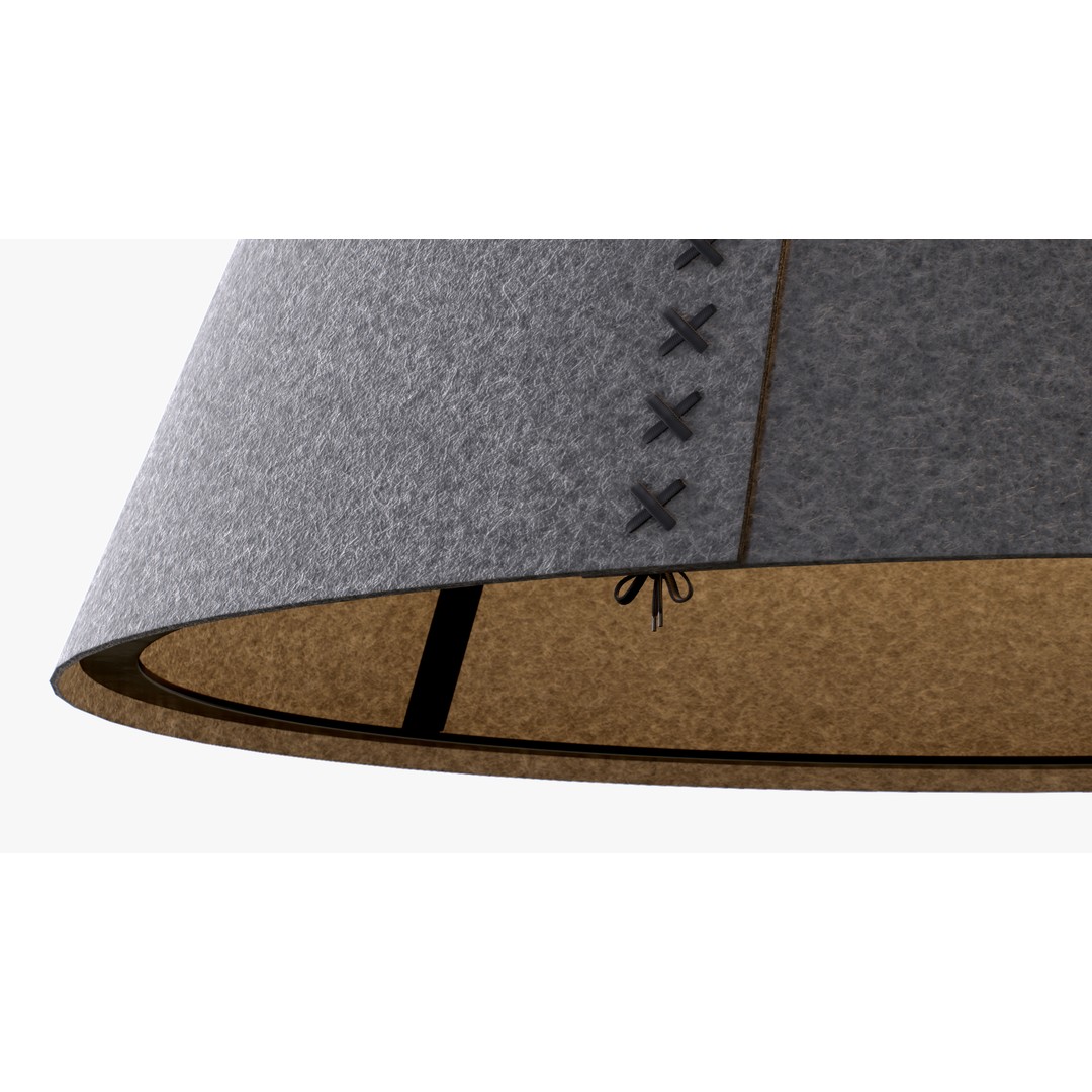 Buzzi Shade 3D Model – High-Quality Pendant Lamp with PBR Textures - View 7