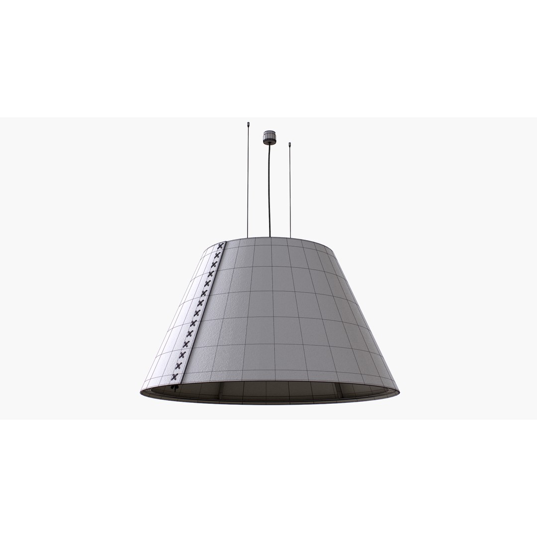 Buzzi Shade 3D Model – High-Quality Pendant Lamp with PBR Textures - View 9