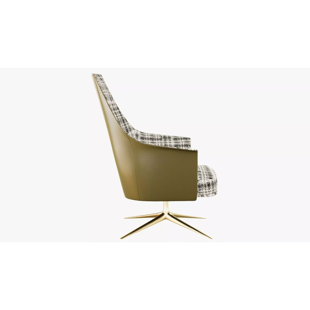 Stanford Lounge Armchair 3D Model – Mid Poly PBR Furniture, FBX/OBJ - View 5