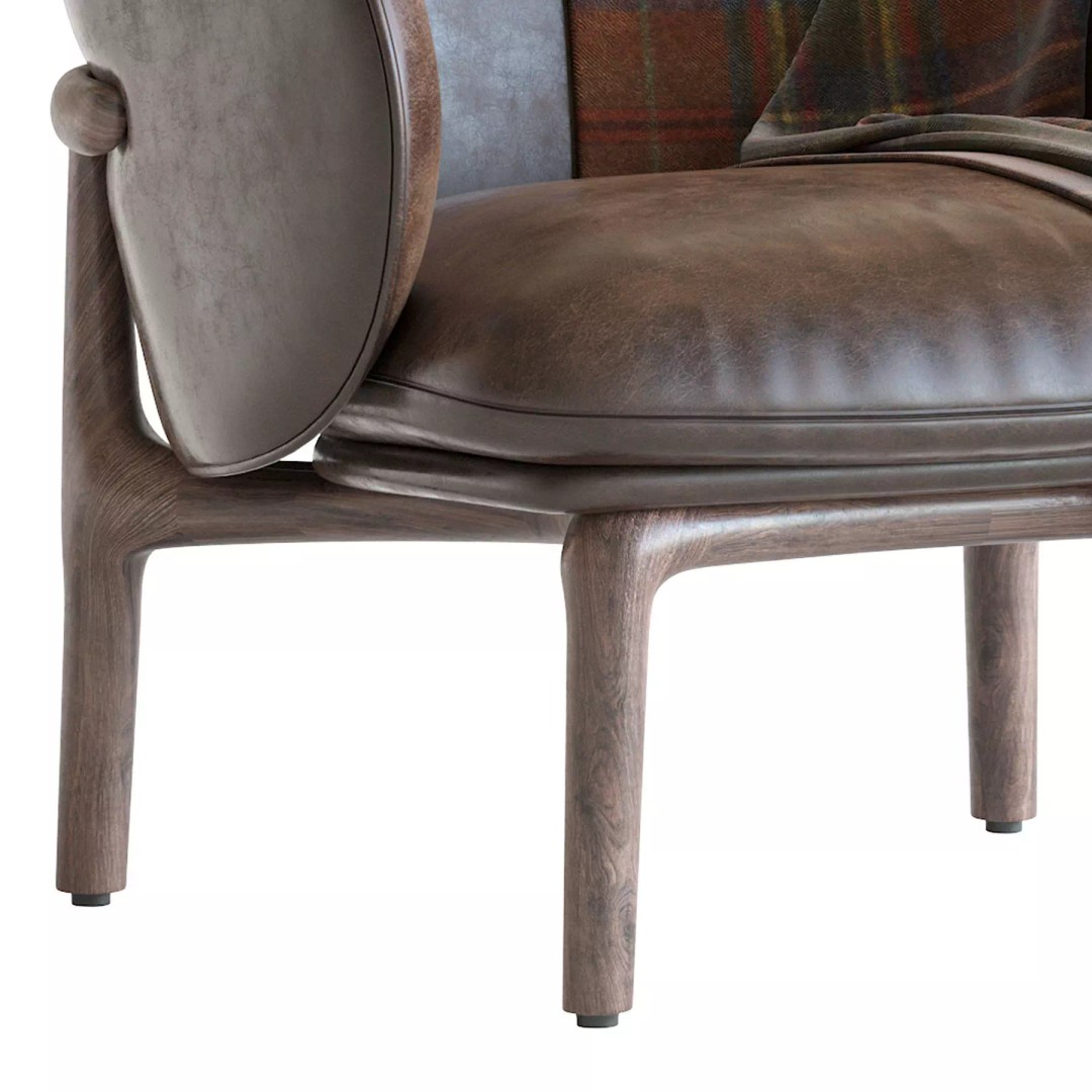 Artisan Mela 3D Model – Classic Chair with PBR Textures, FBX - View 13