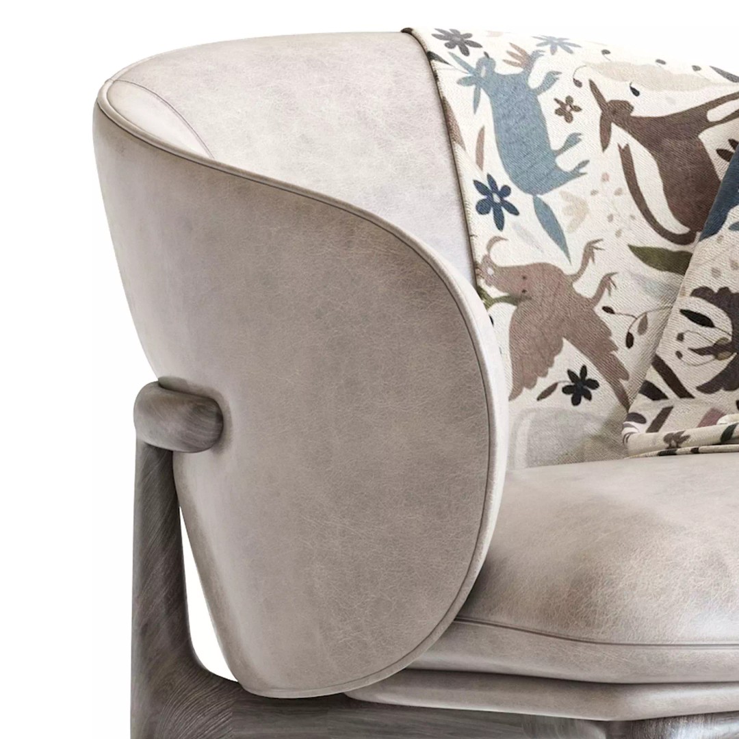 Artisan Mela 3D Model – Classic Chair with PBR Textures, FBX - View 7