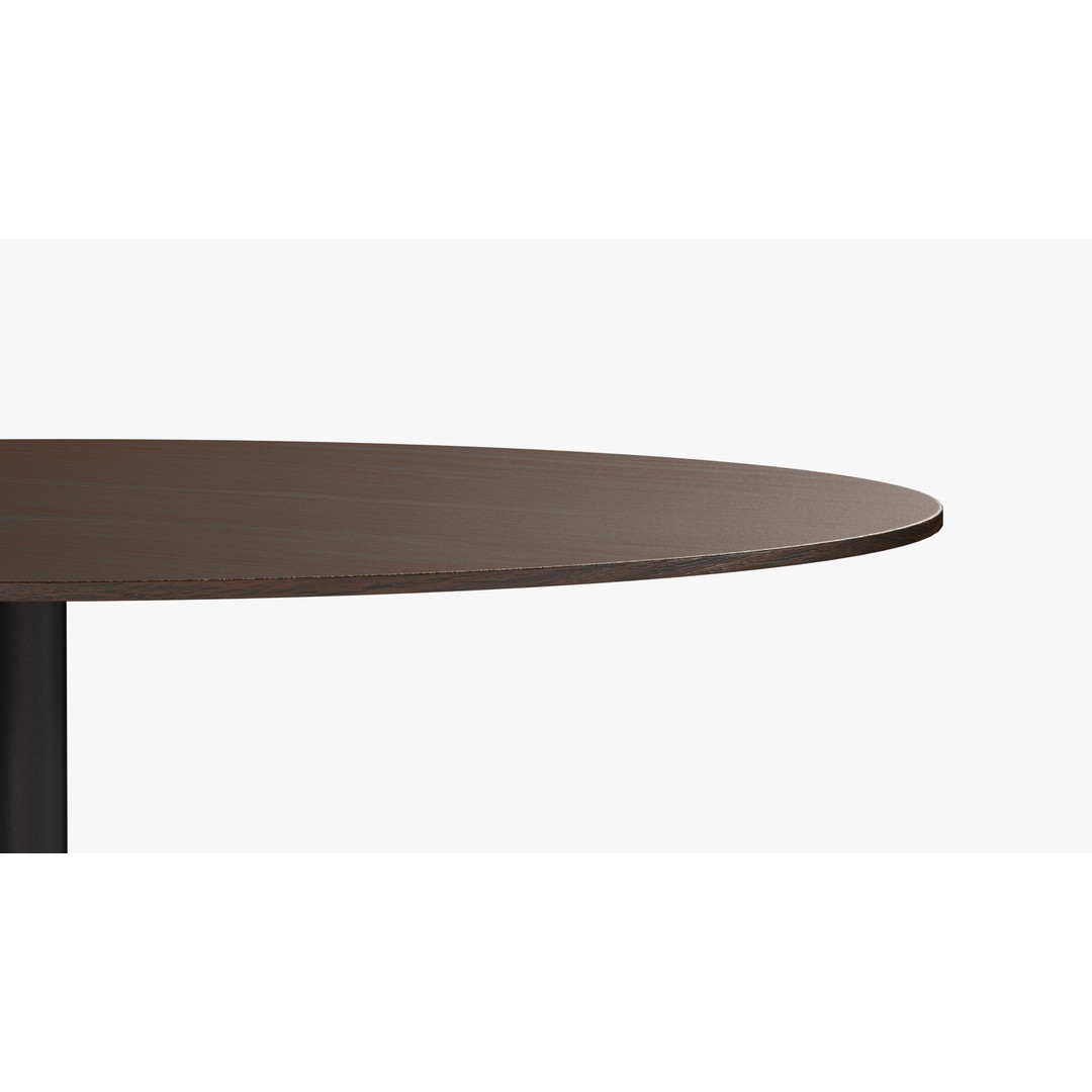 Round Table 3D Model – Low Poly PBR Furniture for Interior Design - View 9