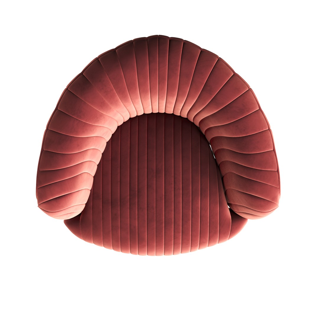 Beretta Chair 3D Model – Modern Scandinavian Design, FBX Format