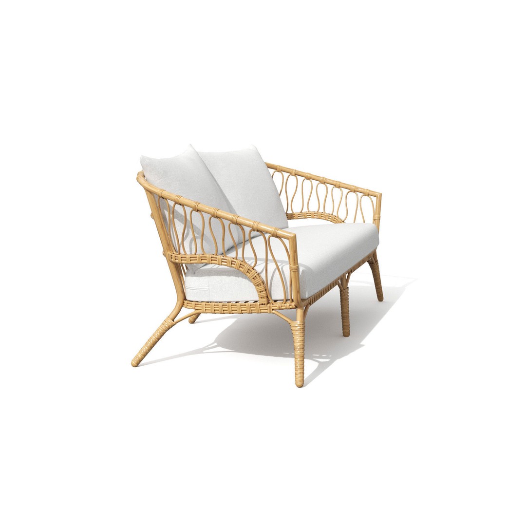 Lucara Sofa 3D Model – Low Poly Outdoor Furniture, FBX & OBJ - View 24
